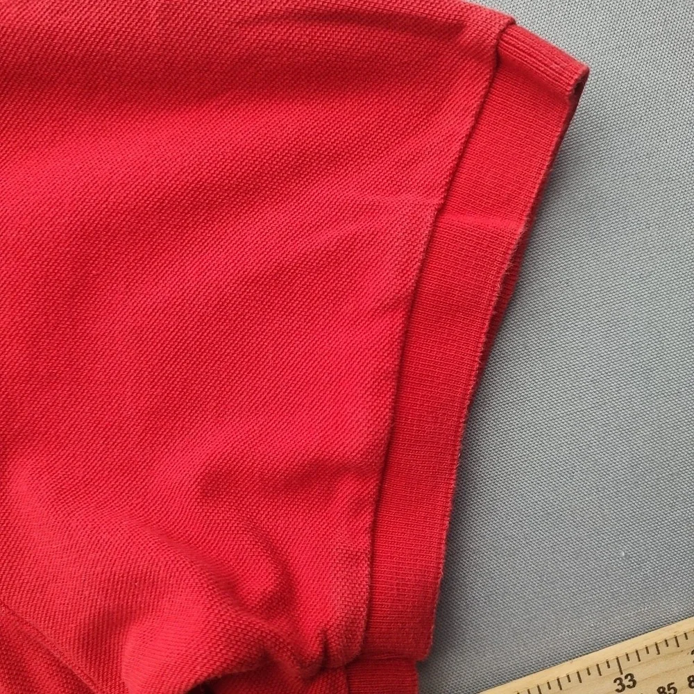 Polo Ralph Lauren 2 Button‎ Short Sleeve Cotton Polo Shirt Men's 4XB Light Red